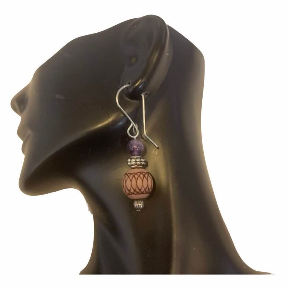 Beaded Dangle Earrings